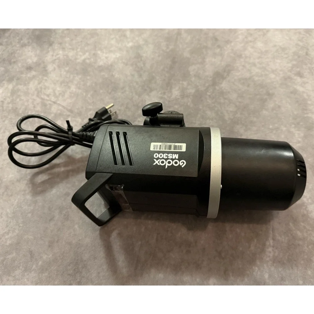 Godox MS300 300W AC Studio Monolight Strobe Bowens Mount Slave Cell Black